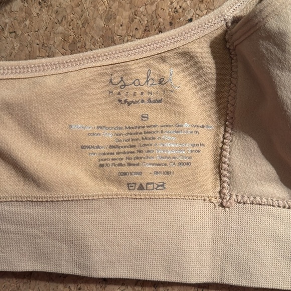 Isabel Maternity Seamless Nursing + Pumping Bra in Tan Nude size small - Picture 6 of 6